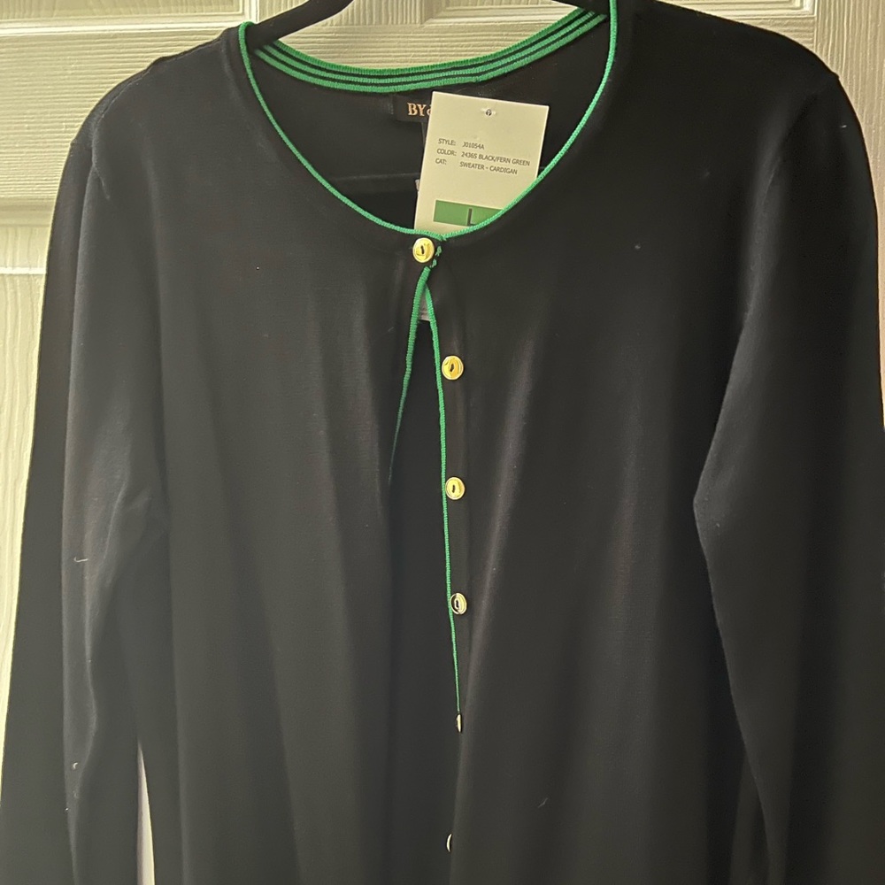 Black cardigan